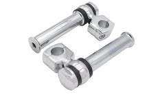 Load image into Gallery viewer, 5-1/4 inch Offset Dog Bone Riser Set Chrome