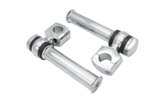 Load image into Gallery viewer, 5-1/4 inch Offset Dog Bone Riser Set Chrome