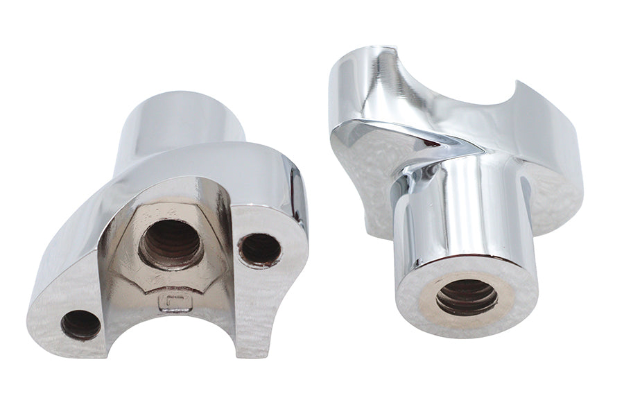 2-1/8 inch Buffalo Riser Set Chrome
