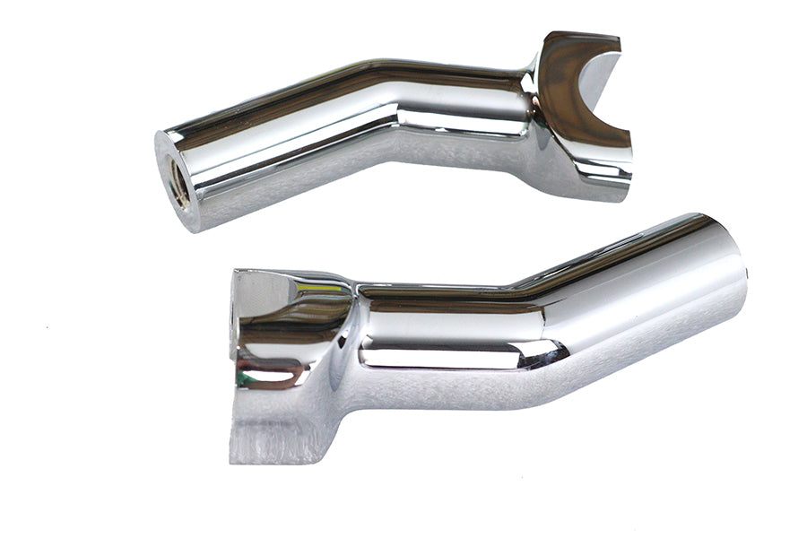 1 inch Pullback Riser Set Chrome
