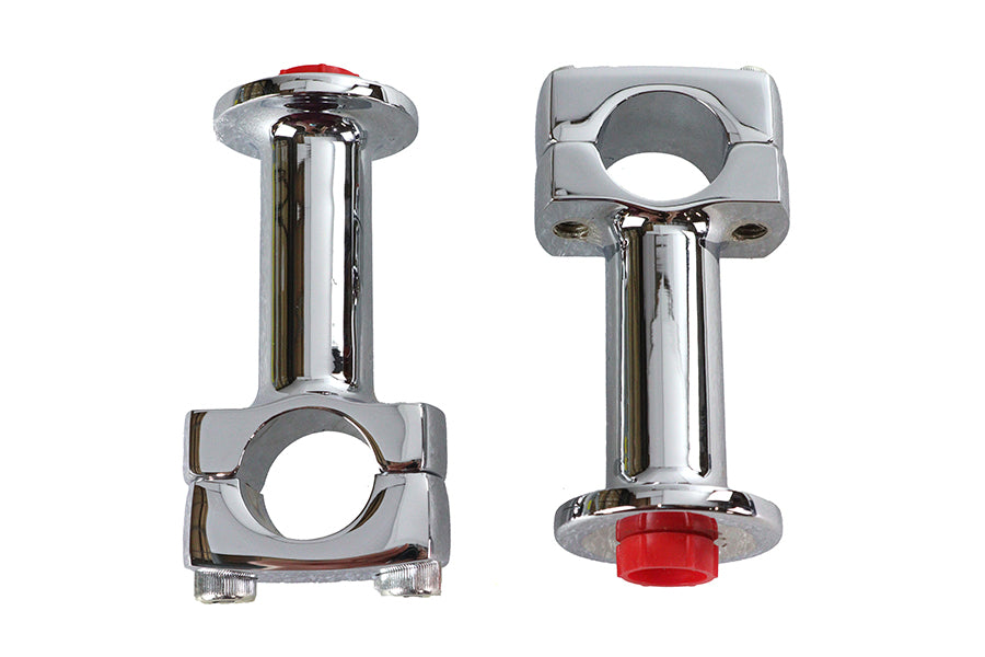3 inch Post Riser Set Chrome