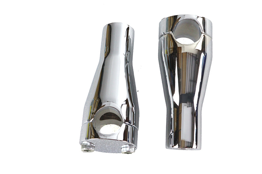 4 inch Glide Riser Set Chrome
