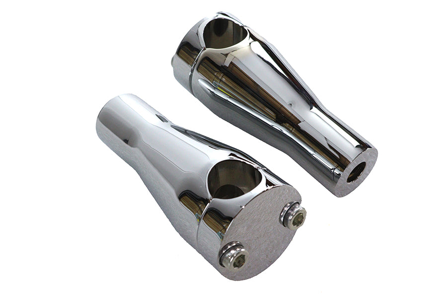 4 inch Glide Riser Set Chrome