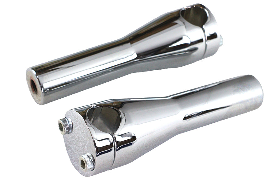 6 inch Glide Riser Set Chrome