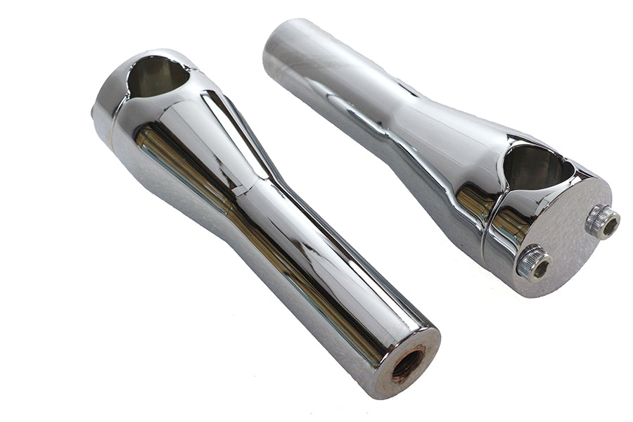 6 inch Glide Riser Set Chrome