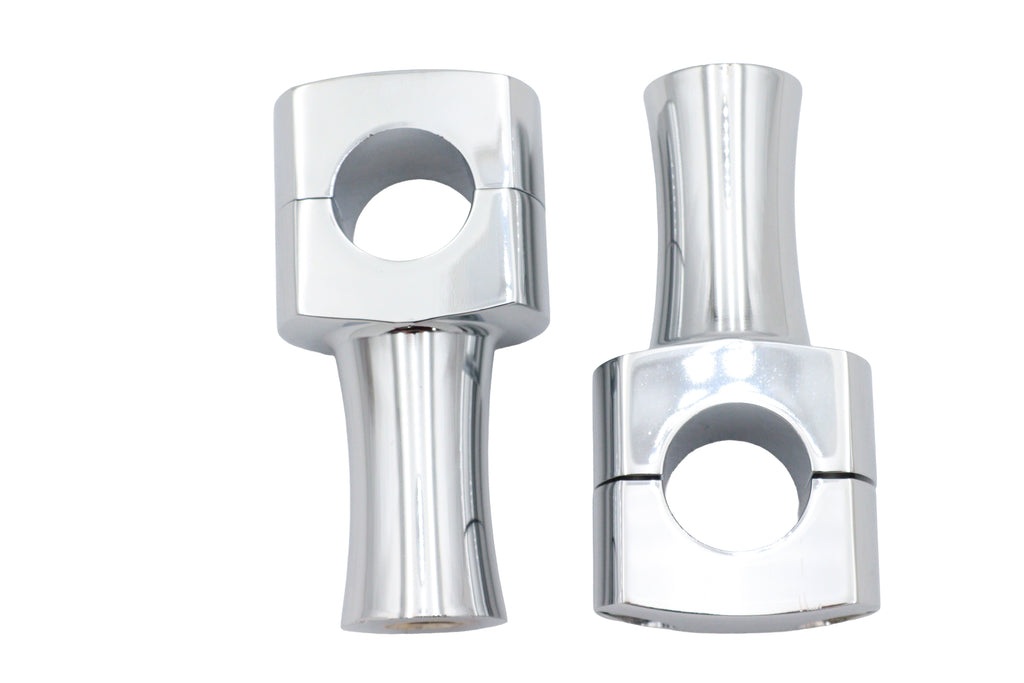 Chrome 3 inch Domed Riser