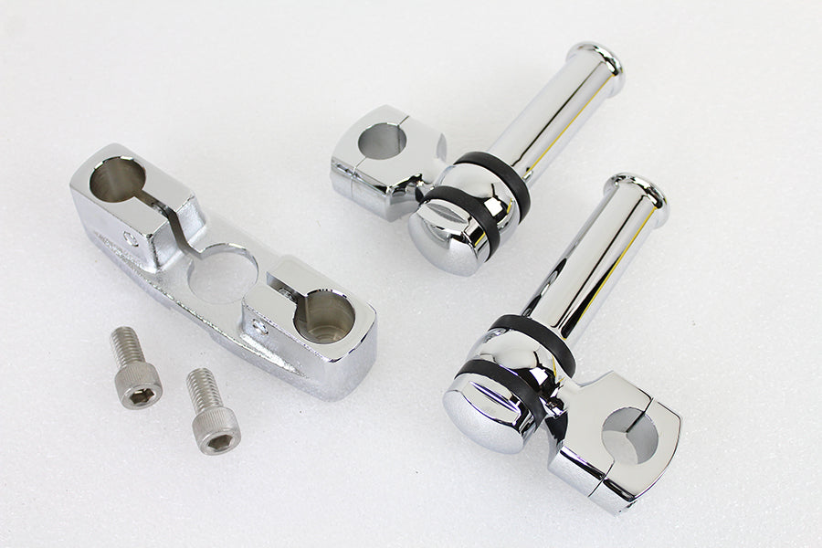 Spring Fork Tree with 4-1/4 inch Riser Kit Chrome