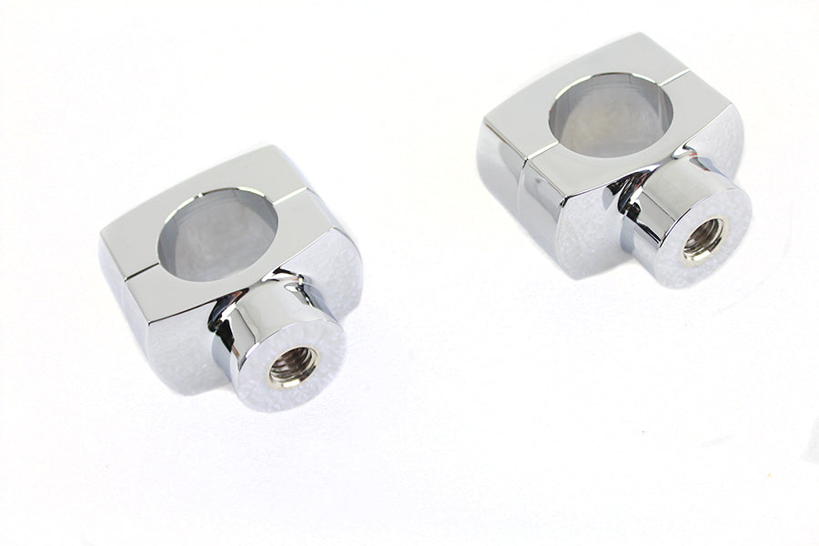 1-1/4 inch Shorty Riser Set Chrome