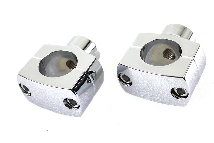 1-1/4 inch Shorty Riser Set Chrome