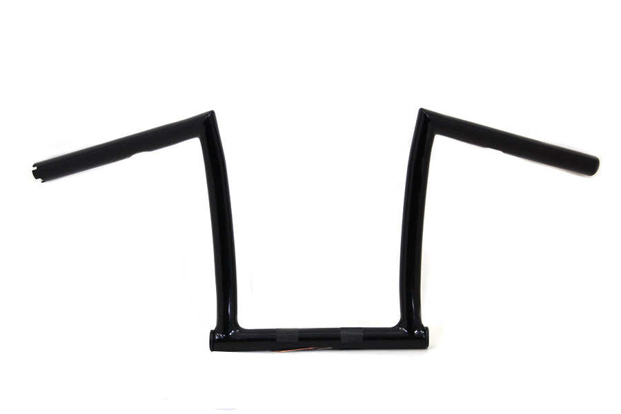 11 inch Black ChiZeled Z-Bar Handlebar with Indents
