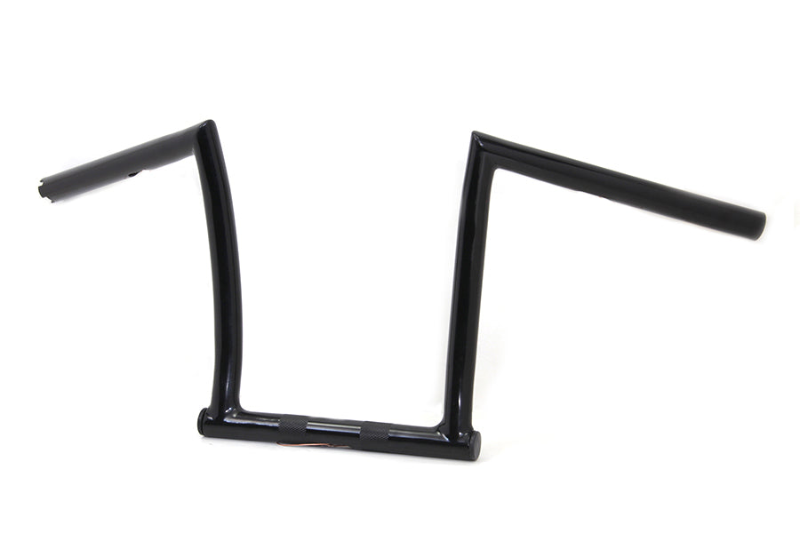 11 inch Black ChiZeled Z-Bar Handlebar with Indents