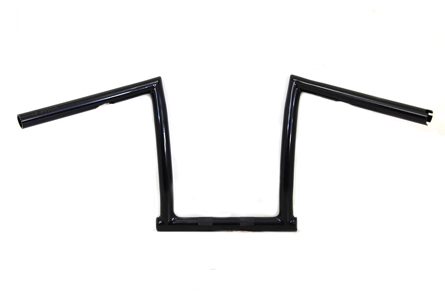 11 inch Black ChiZeled Z-Bar Handlebar with Indents