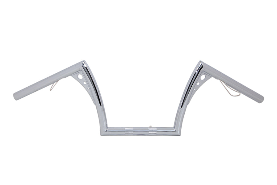 10 inch Pirate Z-Bar Handlebar Chrome