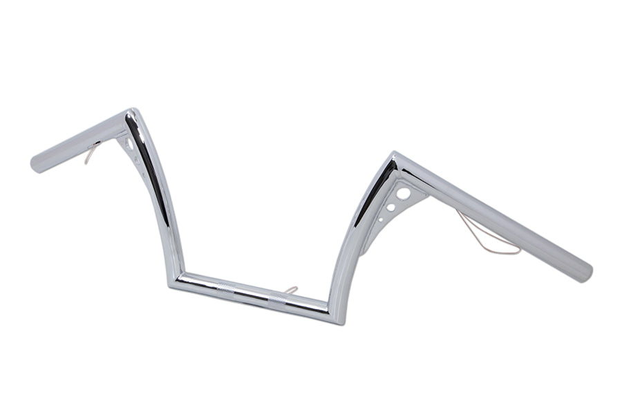 10 inch Pirate Z-Bar Handlebar Chrome