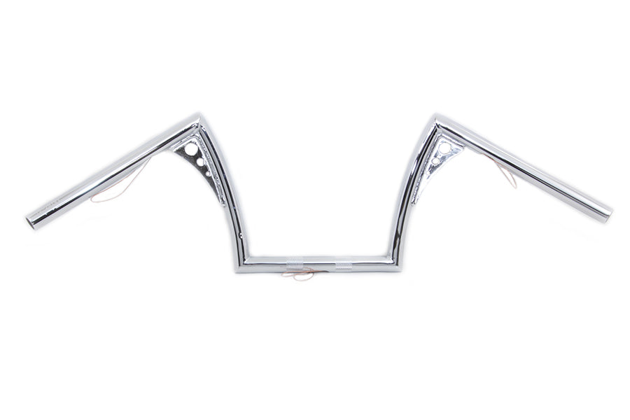 10 inch Pirate Z-Bar Handlebar Chrome