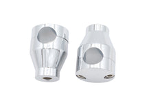 Load image into Gallery viewer, Wyatt Gatling 2 inch Shorty Glide Riser Set Chrome