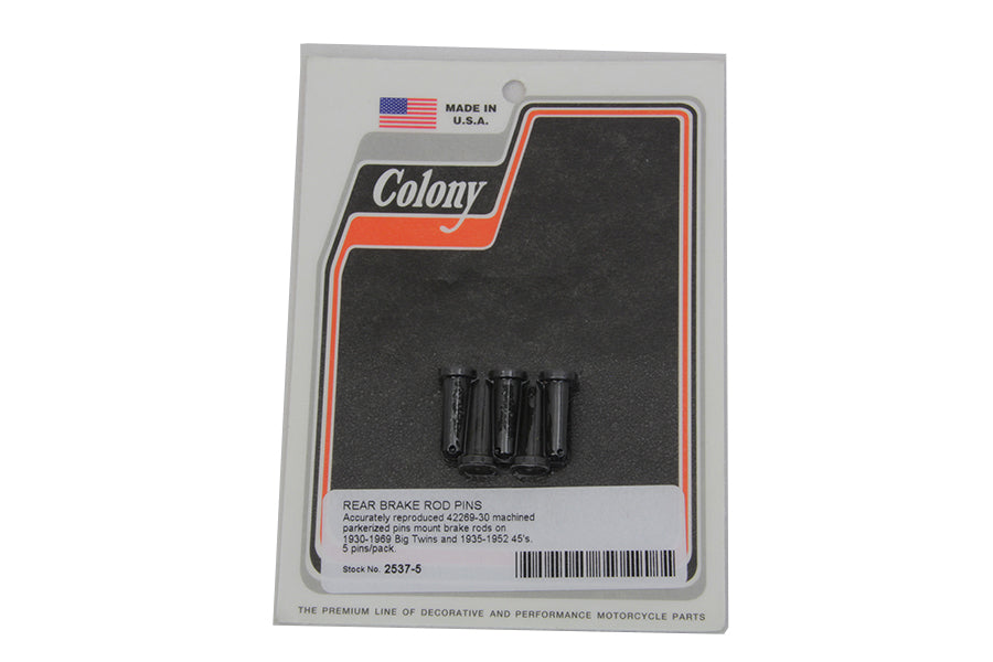 Rear Brake Rod Clevis Pin Set
