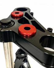 Load image into Gallery viewer, Handlebar Riser Damper Kit Polyurethane Bushing Red Anodi