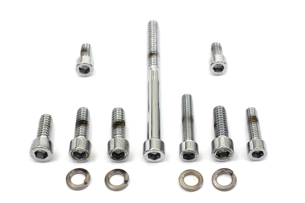 Chrome Carburetor Allen Screw Kit