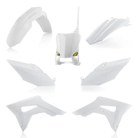 White CYCRA 5-piece body kit with various body panels and components for enhanced vehicle styling.