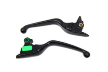 Load image into Gallery viewer, Matte Black Smooth Wide Hand Lever Set