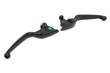 Load image into Gallery viewer, Matte Black Smooth Wide Hand Lever Set