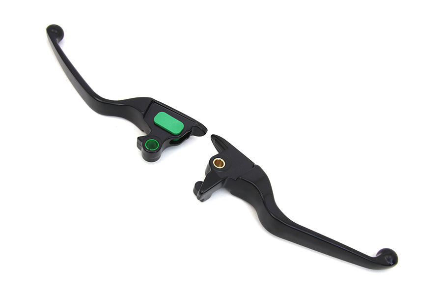 Matte Black Smooth Wide Hand Lever Set