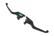 Load image into Gallery viewer, Matte Black Smooth Wide Hand Lever Set