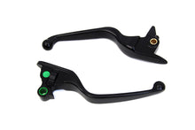 Load image into Gallery viewer, Matte Black Smooth Wide Hand Lever Set