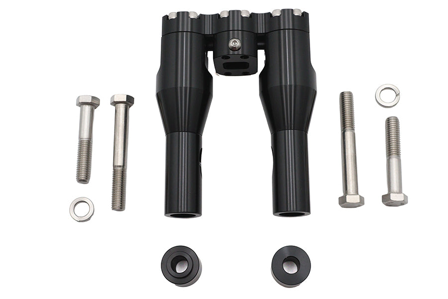 Wyatt Gatling 6 inch Baron Style Riser Set Black