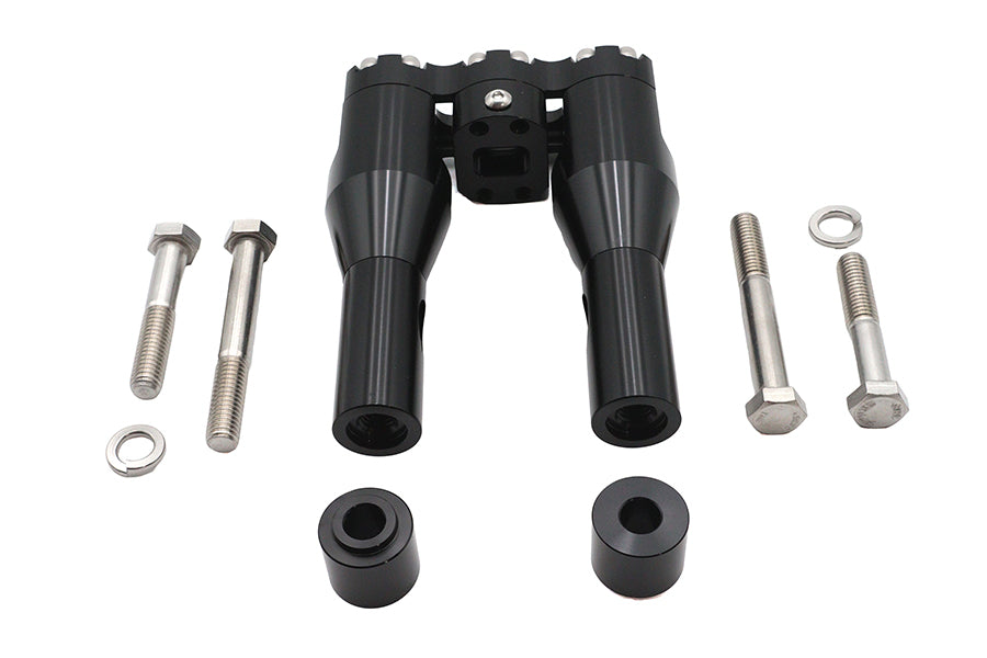 Wyatt Gatling 6 inch Baron Style Riser Set Black