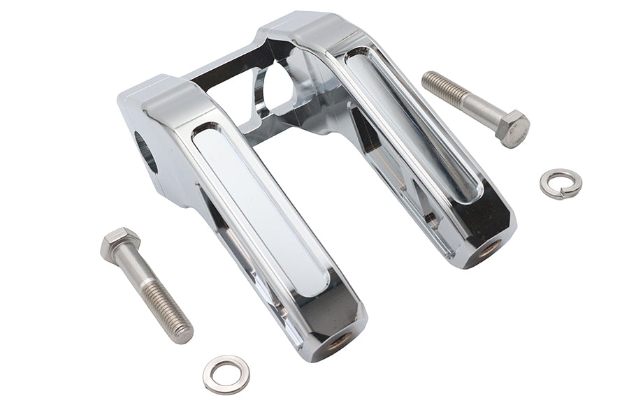 Wyatt Gatling 6 inch Pirate Style Riser Set Chrome