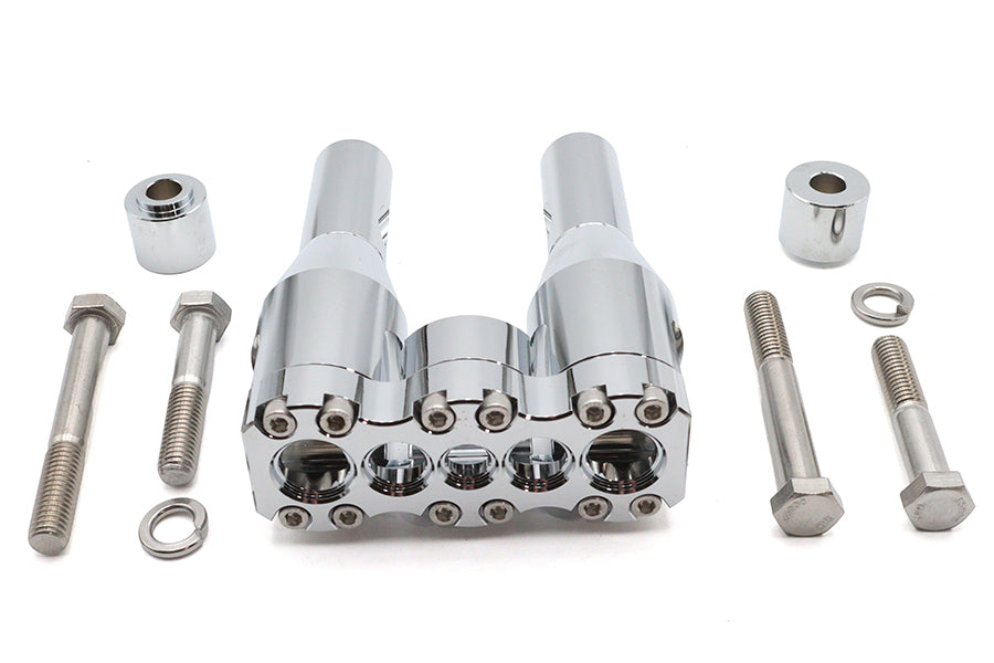Wyatt Gatling 6 inch Baron Style Riser Set Chrome