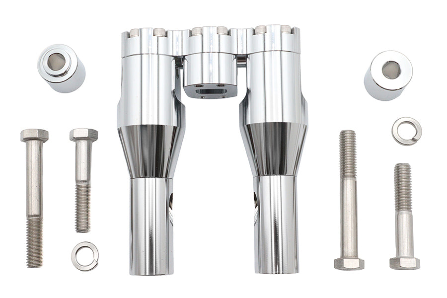 Wyatt Gatling 6 inch Baron Style Riser Set Chrome