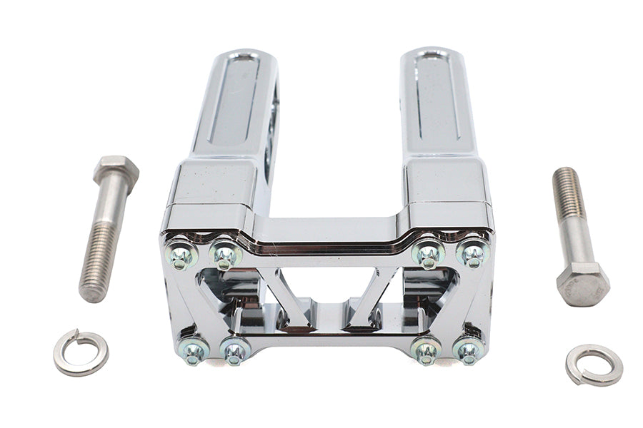 Wyatt Gatling 6 inch Pirate Style Riser Set Chrome