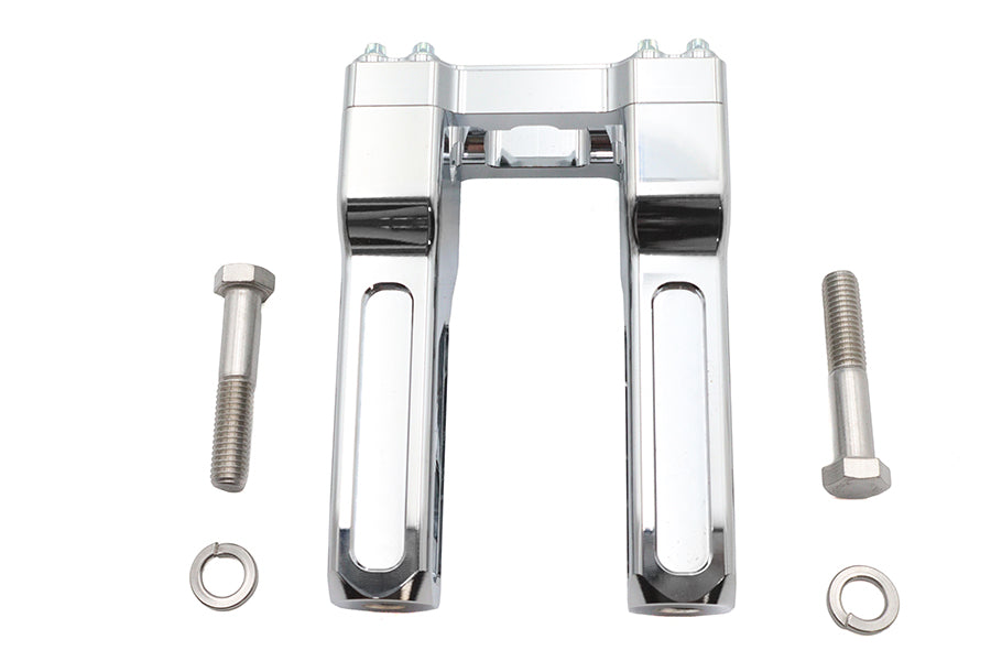 Wyatt Gatling 6 inch Pirate Style Riser Set Chrome