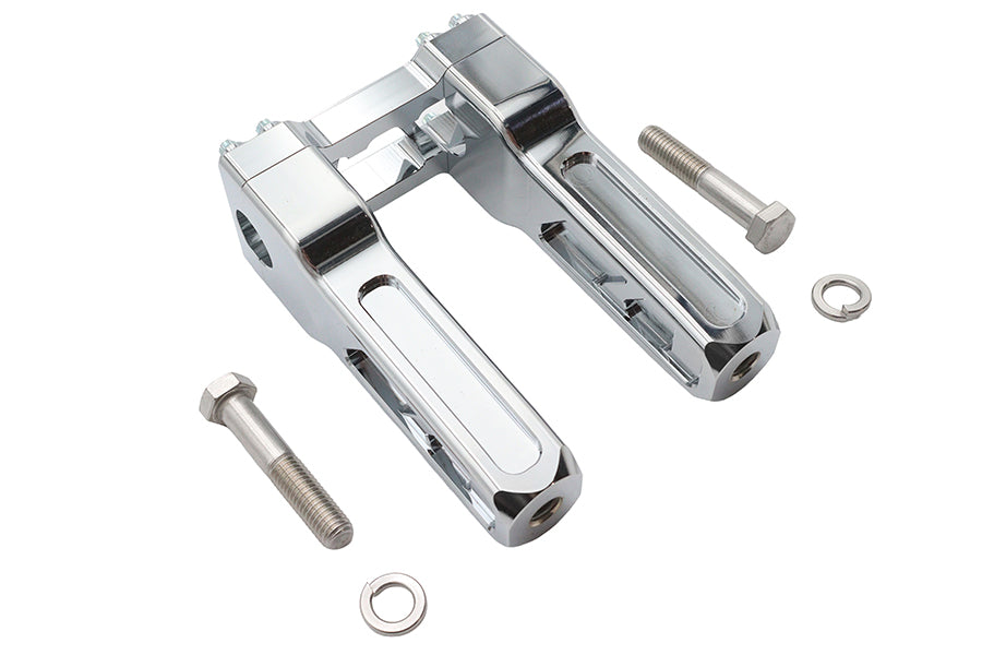 Wyatt Gatling 6 inch Pirate Style Riser Set Chrome
