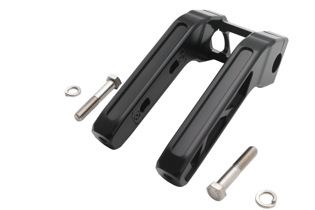 Wyatt Gatling 8 inch Pirate Style Riser Set Black