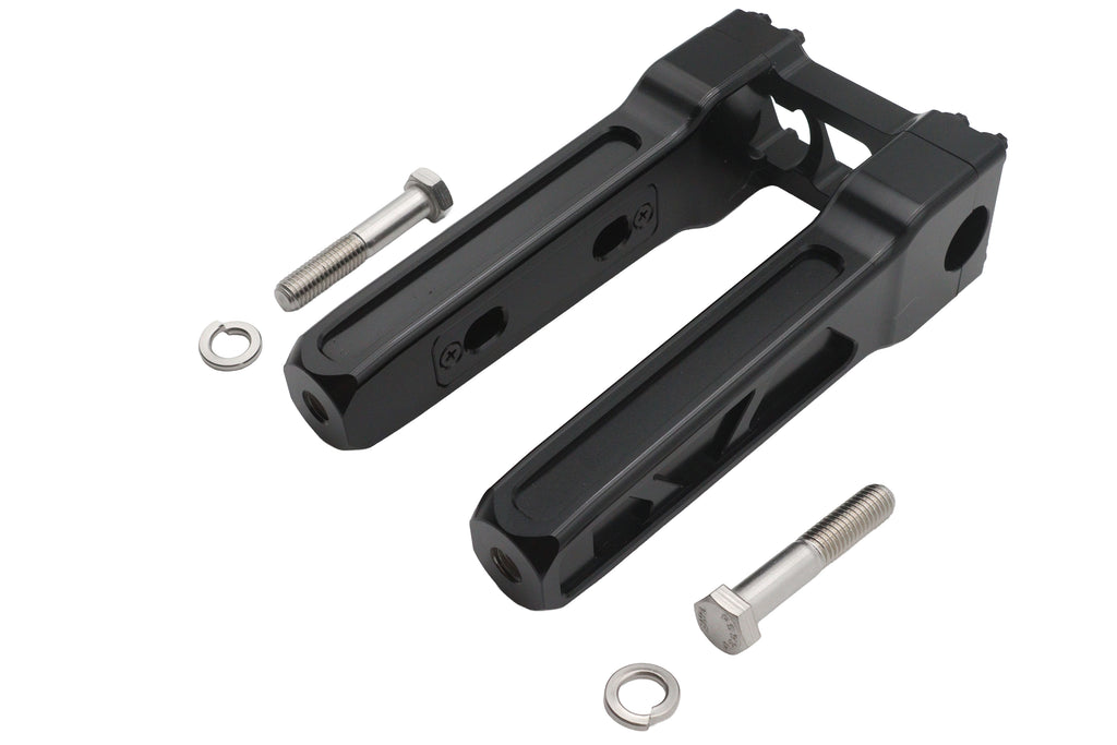 Wyatt Gatling 8 inch Pirate Style Riser Set Black