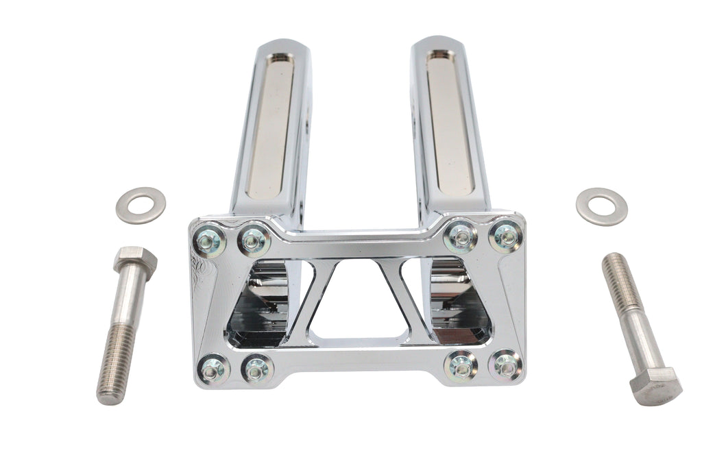 Wyatt Gatling 8 inch Pirate Style Riser Set Chrome