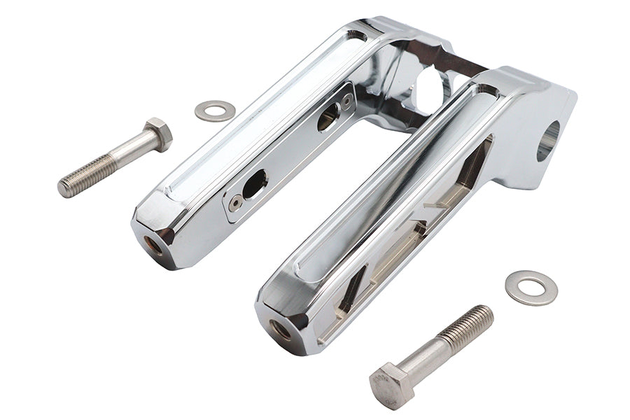Wyatt Gatling 8 inch Pirate Style Riser Set Chrome