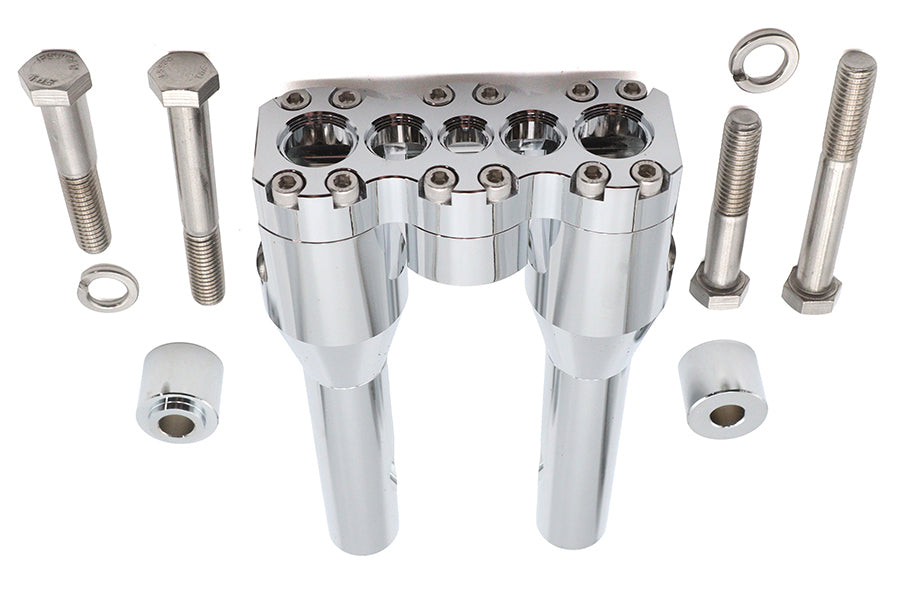 Wyatt Gatling 8 inch Baron Style Riser Set Chrome