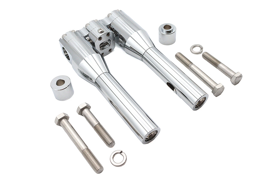 Wyatt Gatling 8 inch Baron Style Riser Set Chrome
