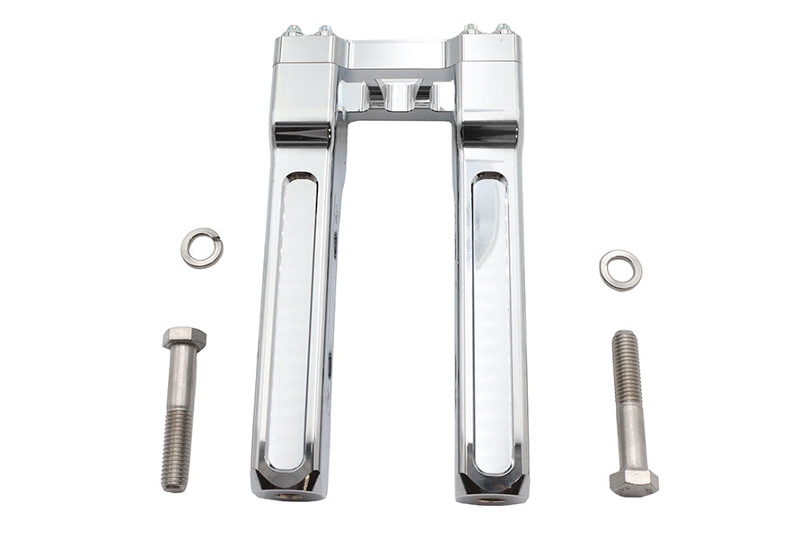 Wyatt Gatling 8 inch Pirate Style Riser Set Chrome