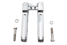 Load image into Gallery viewer, Wyatt Gatling 8 inch Pirate Style Riser Set Chrome