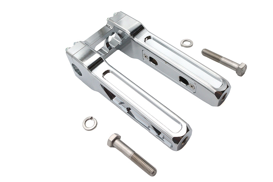 Wyatt Gatling 8 inch Pirate Style Riser Set Chrome