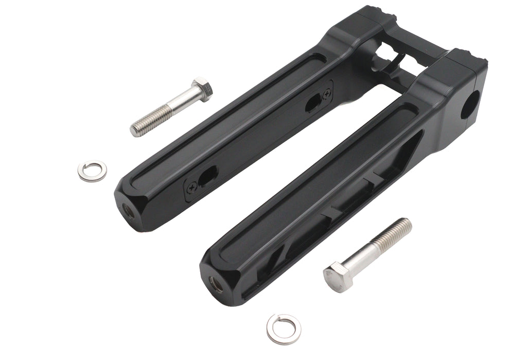 Wyatt Gatling 10 inch Pirate Style Riser Set Black