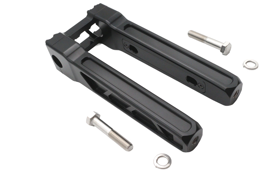 Wyatt Gatling 10 inch Pirate Style Riser Set Black