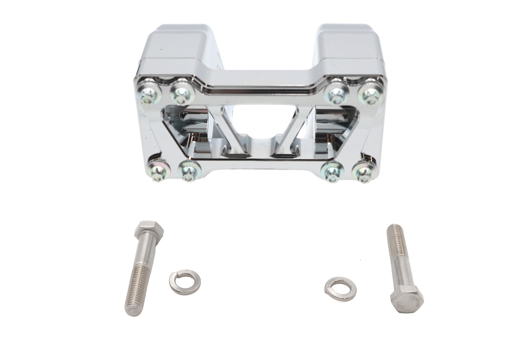 Wyatt Gatling 10 inch Pirate Style Riser Set Chrome