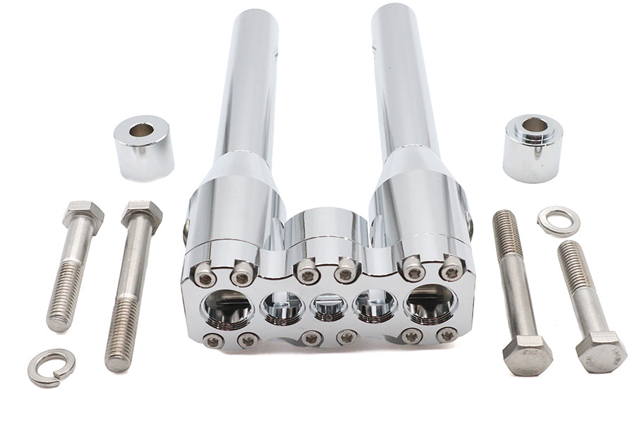 Wyatt Gatling 10 inch Baron Style Riser Set Chrome